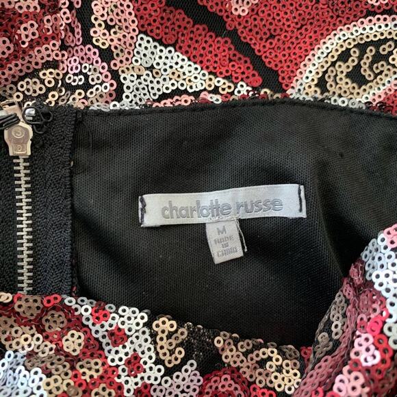 Charlotte Russe metallic sequin skirt - Picture 8 of 8